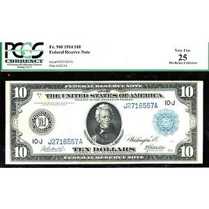 FR # 940-1914 $10 FRN/-カンザスシティ -105 既知 -PCGS 25