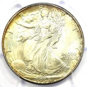 1938-D ウォーキング リバティ ハーフダラー 50C - PCGS MS67 認定 - 6,250 ドル相当!