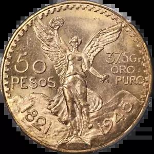 1945 メキシコ ゴールド 50 ペソ PCGS MS65 グレート アイ アピール ストロング ストライク - 在庫