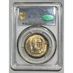 1946 D C記念ブッカー T. ワシントン PCGS MS-67+ CAC ブッカー T. ワシントン
