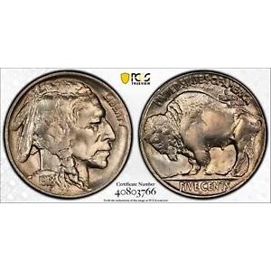 1918-D バッファロー ニッケル PCGS MS65