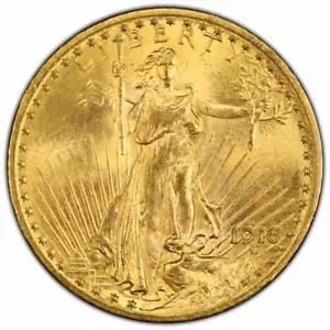 1916-S $20 PCGS MS65