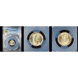 1930-S 10C PCGS MS66FB-POP 93 & のみ 41 ファイン - マーキュリー ダイム