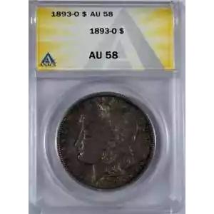1893年 o モーガン・シルバー・ダラー ANACS AU-58