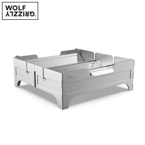 Wolf&Grizzly ウルフアンドグリズリー Fire Safe ファイヤーセーフ 焚き火台 コンパクト焚き火台 ソロキャンプ｜Liberty Base Products