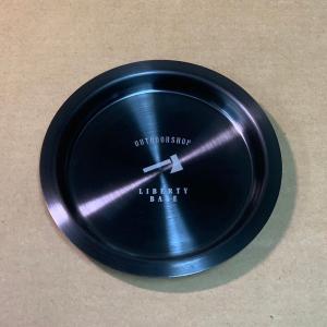Liberty baseオリジナルステンレスシェラカップ浅型 ラセン研磨仕上げ