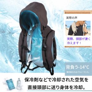 冷風ベスト リュック型 クーリングウェア CO...の詳細画像1