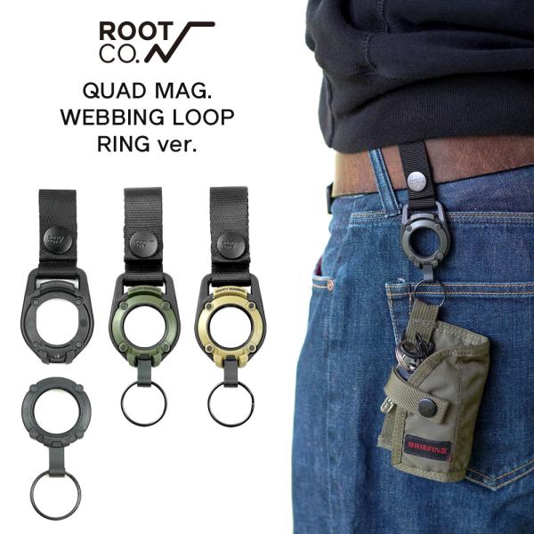 ROOT CO. GRAVITY QUADMAG. WEBBING LOOP RING ver. ル...