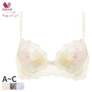 ワコール 女神のヒミツ マシュマロ触感 ブラジャー 3/4カップ(A B Cカップ)BRB476｜liberty-h