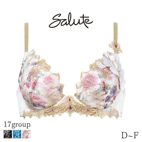 サルート Salute 17グループ ワコール ブラジャー 3/4カップ VIVA LINEブラ(D...