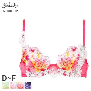 ワコール サルート Salute 51グループ ブラジャー 3/4カップ プッシュアップタイプBTJ451