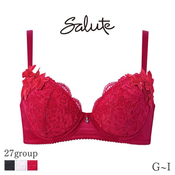 サルート Salute 27グループ ワコール ブラジャー 3/4カップ 女優Bra(G H I)B...