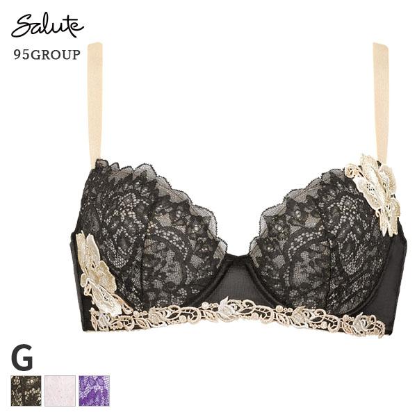 ワコール サルート Salute 95グループ ブラジャー 3/4カップ 女優Bra(Gカップ)BT...