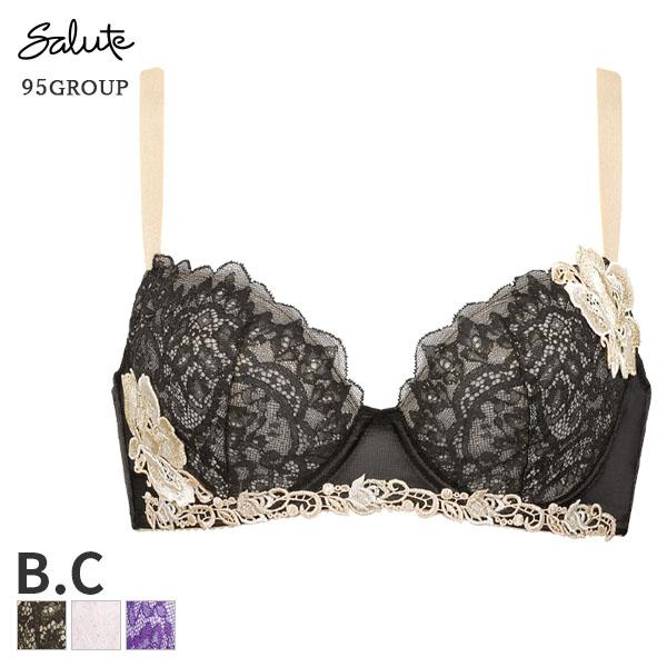 ワコール サルート Salute 95グループ ブラジャー 3/4カップ 女優Bra(B Cカップ)...