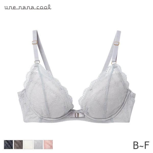 ウンナナクール ビタードットコットン 3/4カップブラ(B C D E F)FB2023