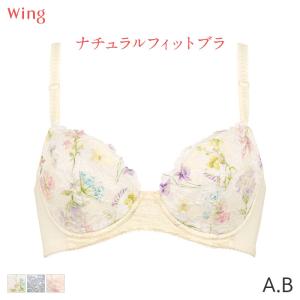 ウイング ナチュラルフィットブラ ブラジャー 3/4カップKB2020