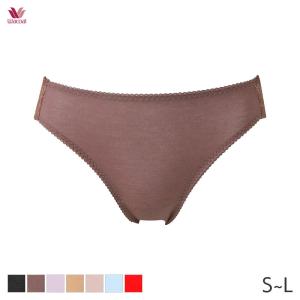 ワコール ボディスエード テンセル ショーツ ハーフ ハイレッグPPB210