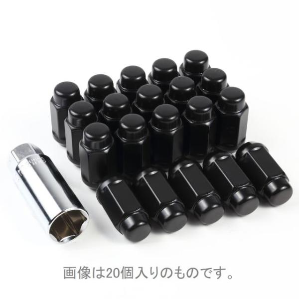 在庫有 新品 21HEX黒ナット 24個 M14 P1.5 全長45ｍｍ 60度テーパー座 22/2...