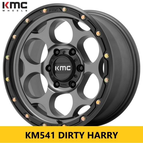 人気USオフ系! KMC KM541 DIRY HARRY 8.5J 17in IS18 139.7...