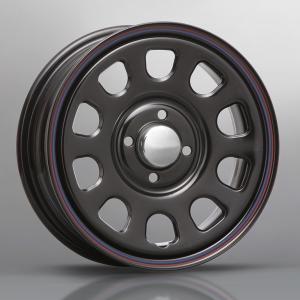 ホイール4本セット DAYTONA'S デイトナ ブラック 14インチ 6.0J 4穴100