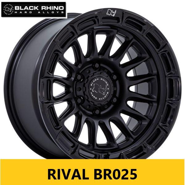 2025年 新作 BLACK RHINO RIVAL MBK 新品4本 8.5J 17in IS10...