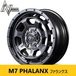 オフ系 2025年 新作 バレルブラック MID ナイトロパワー M7 ファランクス 6.5J 16in IS38 新品4本 200系 ハイエース レジアスエース