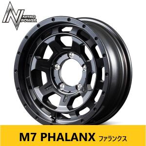 オフ系 NITORO POWER M7 ファランクス 6.0J 16in IS-5 ジオランダー M/T G003 215/70R16 シエラ JB74 ノマド JC74
