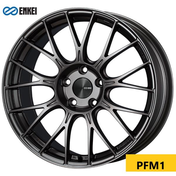 メーカー在庫有少  エンケイ ENKEI PFM1 DS 新品4本 パーツKIT黒付 8.5J 19...