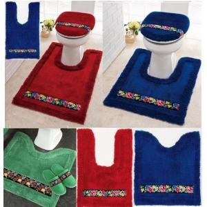 処分　トイレマット　耳長ロング胴長　高級感ゆう彩織