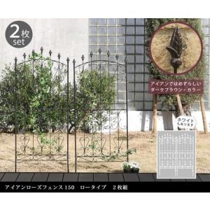 アイアンローズフェンス 2枚組 150高 仕切...の詳細画像1