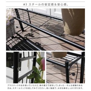 アーチ付フラワーラック アイアンアーチ アンテ...の詳細画像2