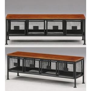 ienowa スチールチェスト横型12杯引出 キャビネット アイアン収納