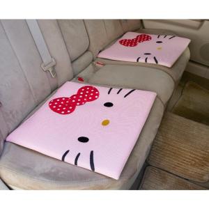 特価　キティカーシート2点セット　ピンク　 ハローキティシートクッション　座布団　