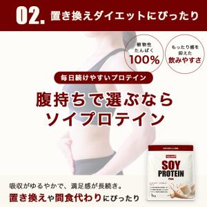 ソイプロテイン 1kg プレーン 国内加工 大...の詳細画像5