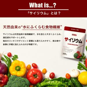 サイリウム ハスク末 オオバコ 300g 粉末...の詳細画像3