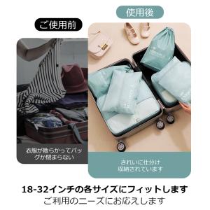 トラベルポーチ 6点セット 収納ポーチ 洗える...の詳細画像3
