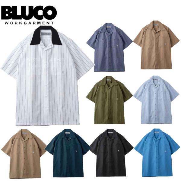 BLUCO STANDARD WORK SHIRT S/S スタンダード ワークシャツ 半袖 143...