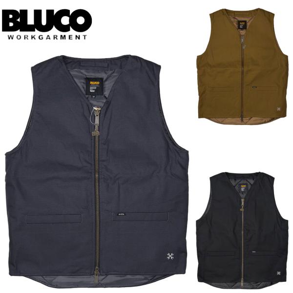 BLUCO ブルコ V NECK DUCK VEST ベスト 155-35-012
