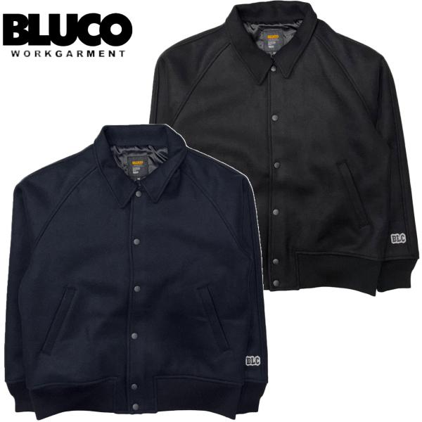 BLUCO ブルコ HEAVY MELTON AWARD JACKET ヘビー メルトン アワードジ...