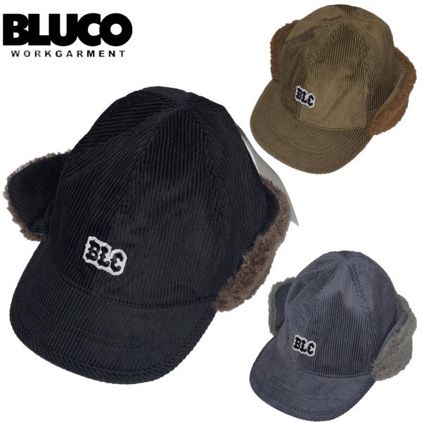 BLUCO ブルコ CORDUROY EAR FLAP CAP コーデュロイ イヤーフラップ キャッ...