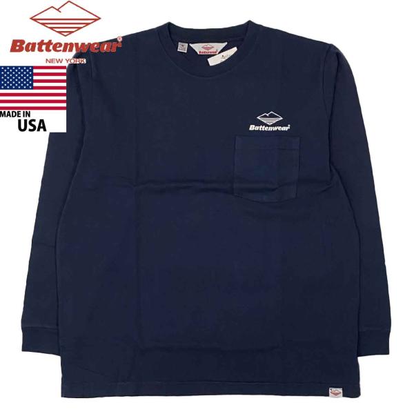 Battenwear バテンウェア 長袖 ロゴTシャツ TEAM L/S POCKET TEE ma...