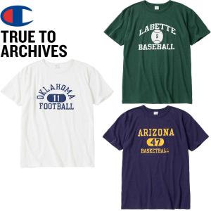 Champion（チャンピオン） 復刻ヴィンテージ フットボールTシャツ