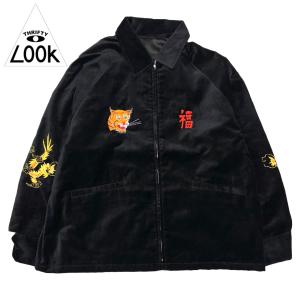 THRIFTY LOOK スリフティルック REVERSIBLE SOUVENIR GERMANY JACKET