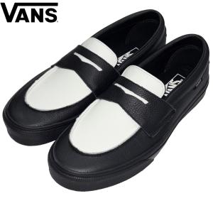 VANS（ヴァンズ） スケート ローファー アイボリーxグリーン メンズ