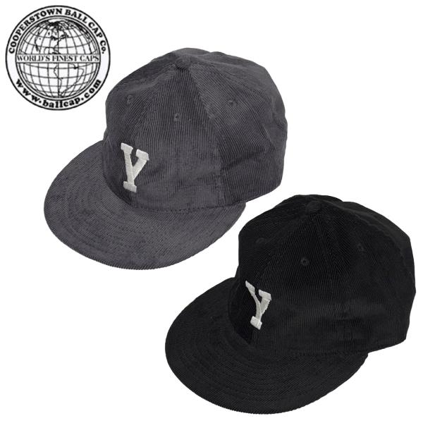 COOPERSTOWN BALL CAP クーパーズタウン ボールキャップ 刺繍入り 細コーデュロイ...