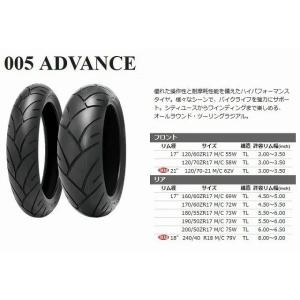005 ADVANCE Shinko 120/60ZR17 M/C 55W TL
