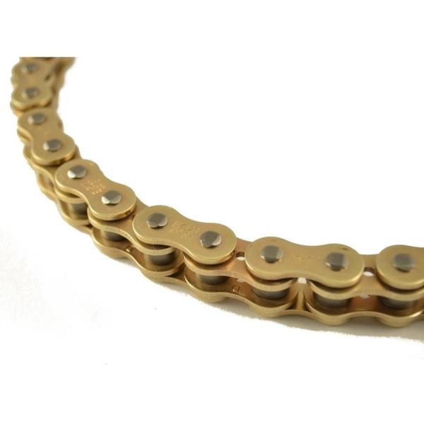 EKチェーン  530SR-X2 (GP;GP)-118L ゴールド カシメジョイント