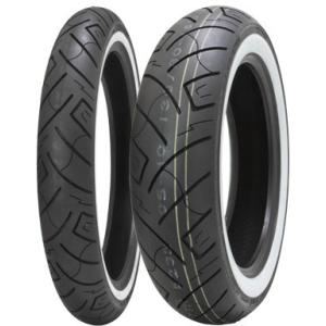 150/80B16  M/C  77H(WW)TL ホワイトウォール リアタイヤ Shinko  SR777｜libra