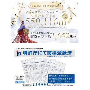 冷房効率UP 窓 ガラス フィルム 90x20...の詳細画像3