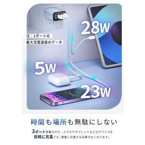 【3in1高速充電】PD 30W急速充電器 ケ...の詳細画像3